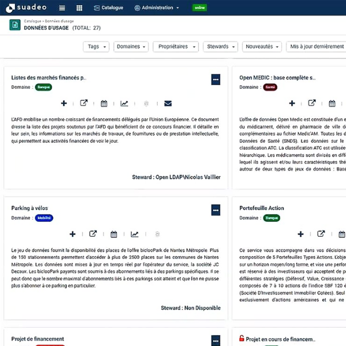 Reporting Agile des données - Suadeo