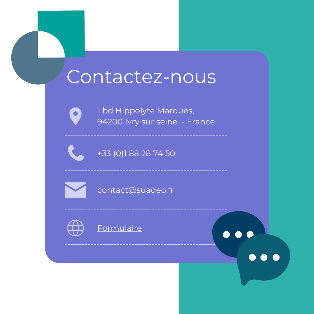 Contact Suadeo team